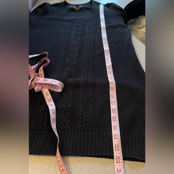 Vintage Tommy Hilfiger Black Sweater Dress Size XL - Picture 8 of 9